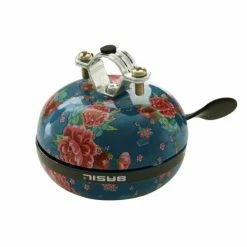 Basil Fietsbel Ding Dong 80mm Bloem - Blauw -Pas Cher Fietsbellen Magasin basil fietsbel ding dong 80mm bloem blauw 8715019504242 1 l