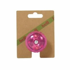 Belll Crystal Fietsbel Transparant Kunststof - Roze