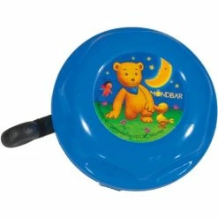 Bike Fashion Kinder Fietsbel Kleine Maanbeer Blauw