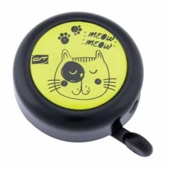 Contec Kid-a-Ring Kinderbel Ø55mm Safety Cat - Zwart/Geel