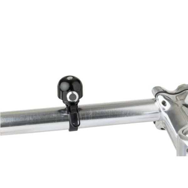 Cordo Mini Fietsbel Ø27mm Alu/Messing - Zwart 5 Cordo Mini Fietsbel Ø27mm Alu/Messing - Zwart – Image 3