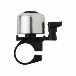 Cordo Mini Fietsbel Ø27mm Messing - Zilver/Zwart