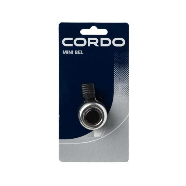 Cordo Mini Fietsbel Ø27mm Messing - Zilver/Zwart 4 Cordo Mini Fietsbel Ø27mm Messing - Zilver/Zwart – Image 2