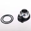 Hollandbikeshop HBS Fietsbel Mini Easy Fix - Zilver/Zwart -Pas Cher Fietsbellen Magasin hbs fietsbel mini easy fix zilver zwart 8718692624641 11 l