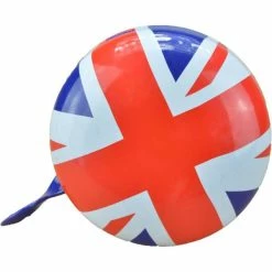 Kiddi Moto Ding Dong Fietsbel Small - Union Jack -Pas Cher Fietsbellen Magasin kiddi moto ding dong fietsbel small union jack 402517 1 l