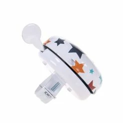 Kiddi Moto Kiddimoto Ding Dong Fietsbel Ø60mm - Sterren/Wit -Pas Cher Fietsbellen Magasin kiddimoto ding dong fietsbel o60mm sterren wit 5060262725641 1 l