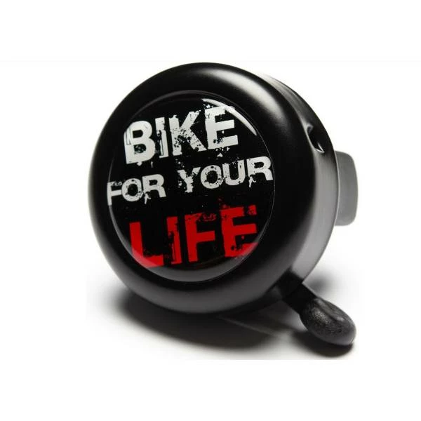 Hollandbikeshop Reich Fietsbel Ø55mm Bike For Your Life - Zwart 4 Hollandbikeshop Reich Fietsbel Ø55mm Bike For Your Life - Zwart – Image 2