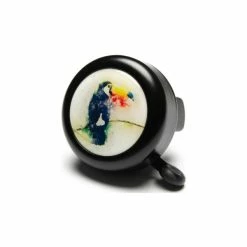 Hollandbikeshop Reich Fietsbel Ø55mm Parrot - Zwart/Wit