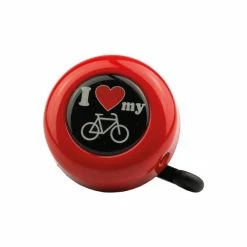 Hollandbikeshop Reich I Love My Bike Fietsbel - Rood