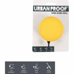 Urban Proof Ding Dong Fietsbel 65mm - Grijs/Geel -Pas Cher Fietsbellen Magasin urban proof ding dong fietsbel 65mm grijs geel 8714044405975 11 l