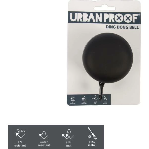 Urban Proof Ding Dong Fietsbel 65mm - Zwart/Grijs 5 Urban Proof Ding Dong Fietsbel 65mm - Zwart/Grijs – Image 3