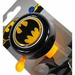 Hollandbikeshop Volare Kinderbel Batman - Zwart/Geel -Pas Cher Fietsbellen Magasin volare kinderbel batman zwart geel 8715347008429 2 l