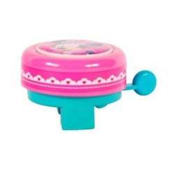 Hollandbikeshop Volare Kinderbel Minnie - Roze/Blauw -Pas Cher Fietsbellen Magasin volare kinderbel minnie roze blauw 8715347007729 2 l
