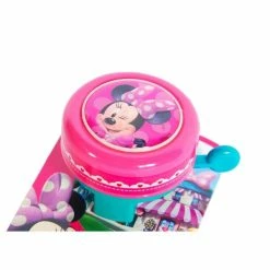 Hollandbikeshop Volare Kinderbel Minnie - Roze/Blauw -Pas Cher Fietsbellen Magasin volare kinderbel minnie roze blauw 8715347007729 3 l