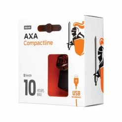 Axa Compact Line Achterlicht LED Accu - Zwart -Pas Cher Fietsbellen Magasin axa compact line achterlicht led accu zwart 8713249290140 2 l