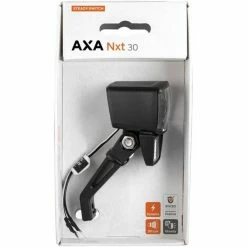 Axa NXT 30 Koplamp LED 30 Lux Naafdynamo - Zwart