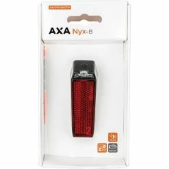 Axa Nyx Achterlicht LED Batterijen - Rood -Pas Cher Fietsbellen Magasin axa nyx achterlicht led batterijen rood 8713249303901 5 l