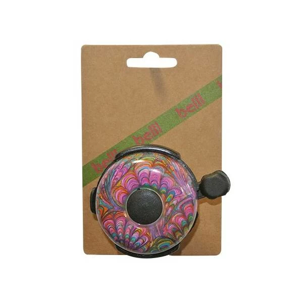 Belll Normal Fietsbel Aluminium - Peacock 3 Belll Normal Fietsbel Aluminium - Peacock