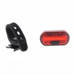Hollandbikeshop Benson Cob Achterlicht LED Batterijen - Zwart