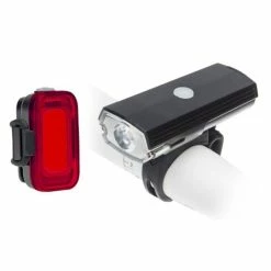 Blackburn Dayblazer 550 / Grid Verlichtingset Accu - Zwart