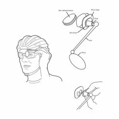 Blackburn Helm Spiegel Small - Zwart -Pas Cher Fietsbellen Magasin blackburn helm spiegel small zwart 514265 3 l