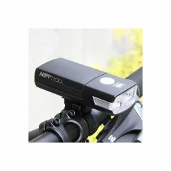 CatEye AMPP1100 Koplamp LED Accu - Zwart -Pas Cher Fietsbellen Magasin cateye ampp1100 koplamp led accu zwart 4990173034574 3 l