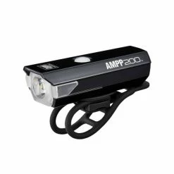Cateye AMPP200 Koplamp LED Accu - Zwart