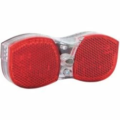 Contec TL-130 Achterlicht LED Batterijen 80mm - Transparant -Pas Cher Fietsbellen Magasin contec tl 130 achterlicht led batterijen 80mm transparant 4250311386898 11 l