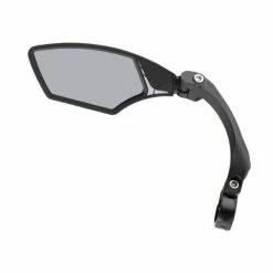 Cordo De Luxe Fietsspiegel Ø22.2mm Verstelbaar Links - Zwart