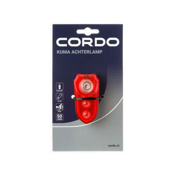 Cordo Kuma Achterlicht LED Batterijen - Zwart 5 Cordo Kuma Achterlicht LED Batterijen - Zwart – Image 3