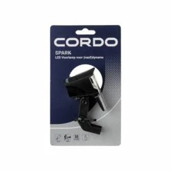 Cordo Spark Koplamp LED Dynamo - Zwart 12 Cordo Spark Koplamp LED Dynamo - Zwart -Pas Cher Fietsbellen Magasin cordo spark koplamp led dynamo zwart 8717565615694 3 l