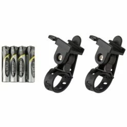 Cordo Verlichtingset LED Batterijen - Rood/Wit -Pas Cher Fietsbellen Magasin cordo verlichtingset led batterijen rood wit 8717565600850 3 l