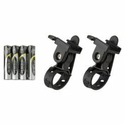 Cordo Verlichtingset LED Batterijen - Rood/Wit -Pas Cher Fietsbellen Magasin cordo verlichtingset led batterijen rood wit 8717565600850 510318 l