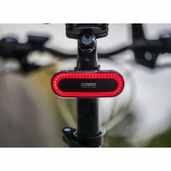 Hollandbikeshop Cosmo Ride Achterlicht LED Accu + Remote Control - Zwart -Pas Cher Fietsbellen Magasin cosmo ride achterlicht led accu remote control zwart 3701169500383 5 l