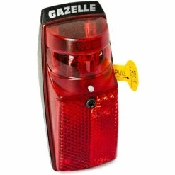 Gazelle Onderdelen Gazelle Spanninga SPX-B Achterlicht LED - Zwart/Rood