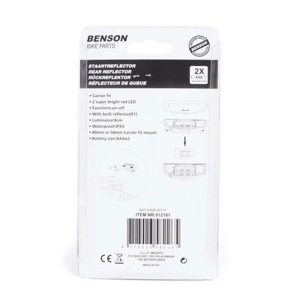 Hollandbikeshop HBS Achterlicht LED Batterijen - Rood/Zwart 7 Hollandbikeshop HBS Achterlicht LED Batterijen - Rood/Zwart – Image 5