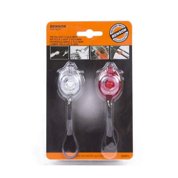 Hollandbikeshop HBS Verlichtingset Mini LED Voor + Achter 5 Hollandbikeshop HBS Verlichtingset Mini LED Voor + Achter – Image 3