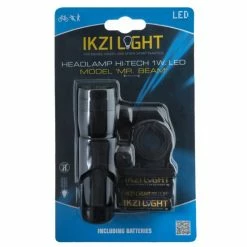 Ikzi Light Ikzi Koplamp Mr. Beam 1W LED Alu 3xAAA - Zwart -Pas Cher Fietsbellen Magasin ikzi koplamp mr beam 1w led alu 3xaaa zwart 8717729489918 515505 l