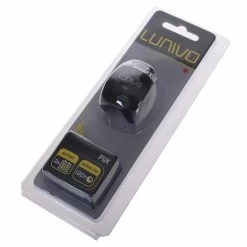 Hollandbikeshop Lunivo PUK II Achterlicht LED Batterijen - Zwart -Pas Cher Fietsbellen Magasin lunivo puk ii achterlicht led batterijen zwart 4260452880476 3 l