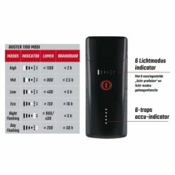 Sigma Buster 1100 Helmlamp LED -Li-ion Accu USB - Zwart 9 Sigma Buster 1100 Helmlamp LED -Li-ion Accu USB - Zwart -Pas Cher Fietsbellen Magasin sigma buster 1100 helmlamp led li ion accu usb zwart 4016224198603 1 l