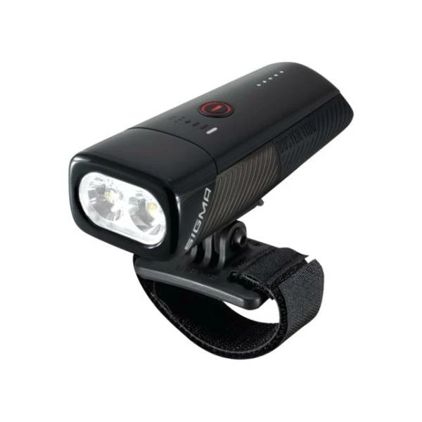 Sigma Buster 1100 Helmlamp LED -Li-ion Accu USB - Zwart 4 Sigma Buster 1100 Helmlamp LED -Li-ion Accu USB - Zwart – Image 2