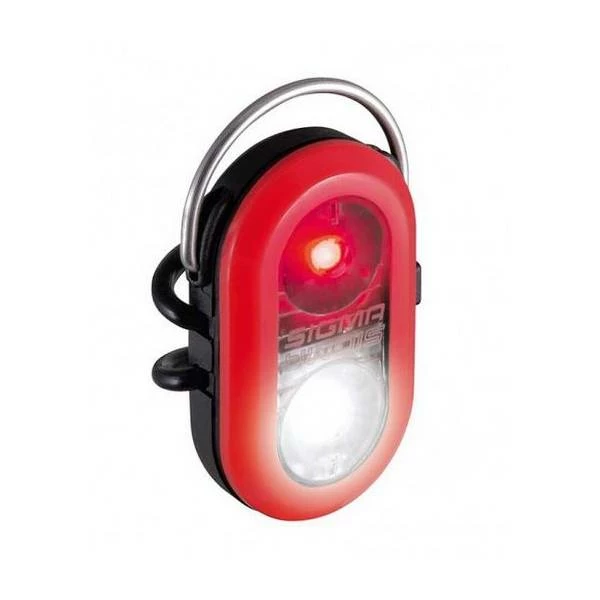 Sigma Micro Duo Koplamp / Achterlicht LED Accu - Rood 4 Sigma Micro Duo Koplamp / Achterlicht LED Accu - Rood – Image 2