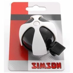 Simson Fietsbel Sport - Zwart/Wit