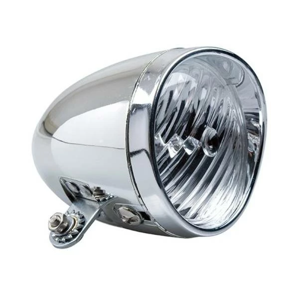 Simson Fietskoplamp Classic Batterij Chroom 3 Simson Fietskoplamp Classic Batterij Chroom