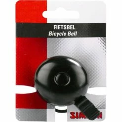 Simson Race Fietsbel Ø45mm Aluminium - Zwart