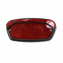 Spanninga BCR XB Achterlicht LED Batterijen 80mm - Zwart