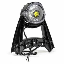 Spanninga BFT Koplamp LED Naafdynamo - Zwart/Zilver