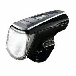 Trelock Koplamp LS950 EcoPower USB Met Houder Zwart
