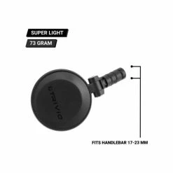 Trivio Gravel Fietsspiegel Ø17-23mm Links/Rechts - Zwart -Pas Cher Fietsbellen Magasin trivio gravel fietsspiegel o17 23mm links rechts zwart 8718223016372 2 l