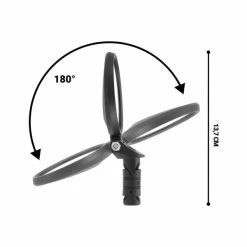 Trivio Gravel Fietsspiegel Ø17-23mm Links/Rechts - Zwart -Pas Cher Fietsbellen Magasin trivio gravel fietsspiegel o17 23mm links rechts zwart 8718223016372 4 l